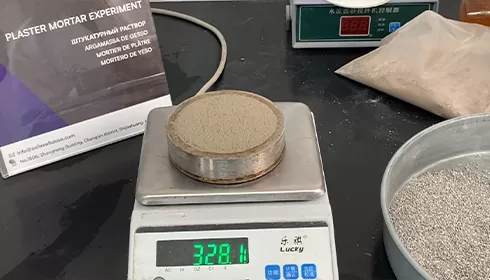 Teste de retenção de água