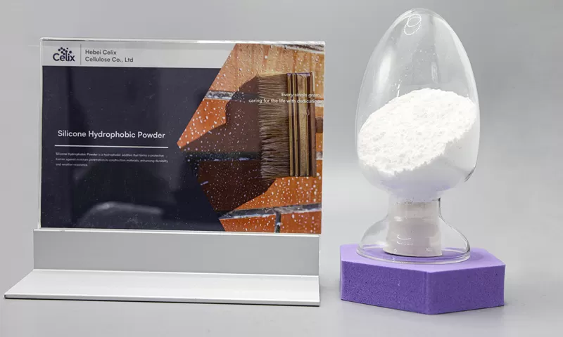 pó de silicone hidrofóbico para uso